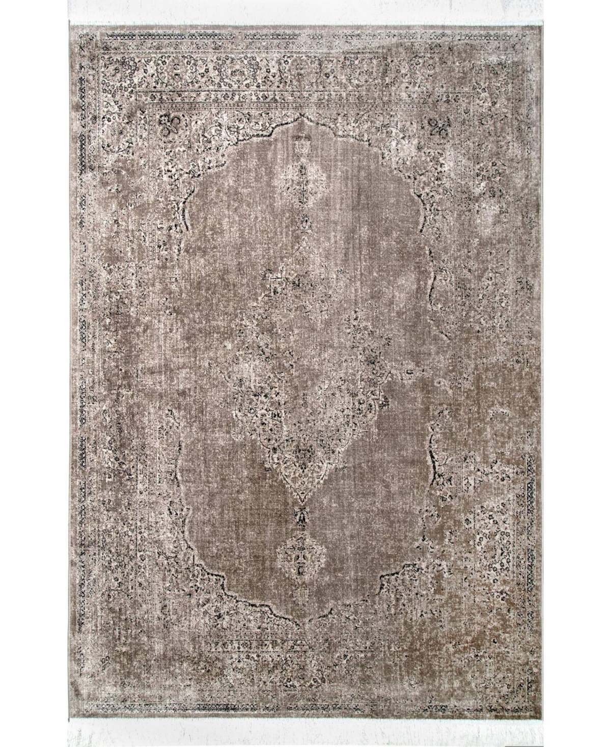 nuLoom Cantrell DCRS03B Tan 7'6in x 9'6in Area Rug - Tan