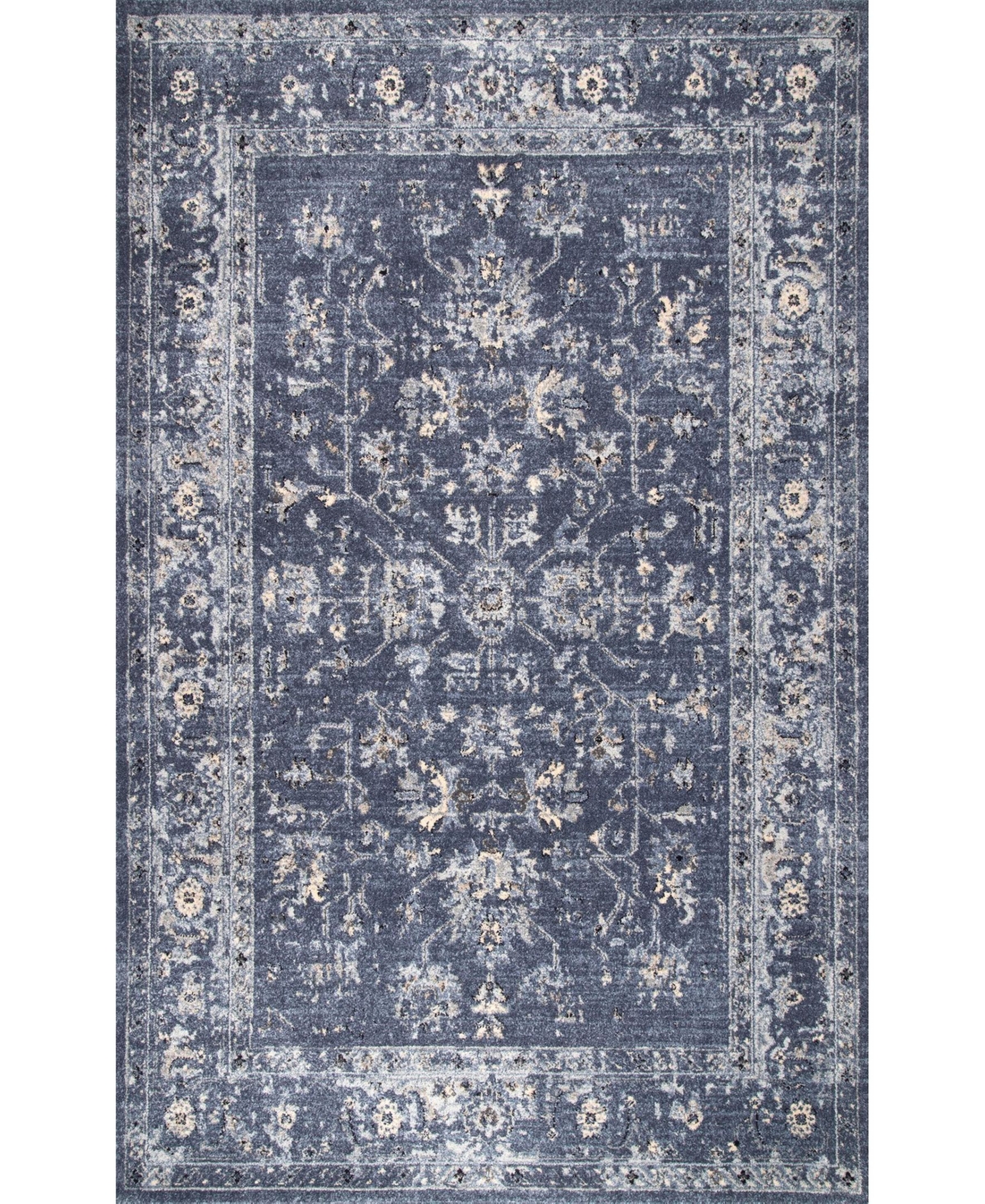 nuLoom Emma ACCH03A Blue 8' x 10' Area Rug - Blue