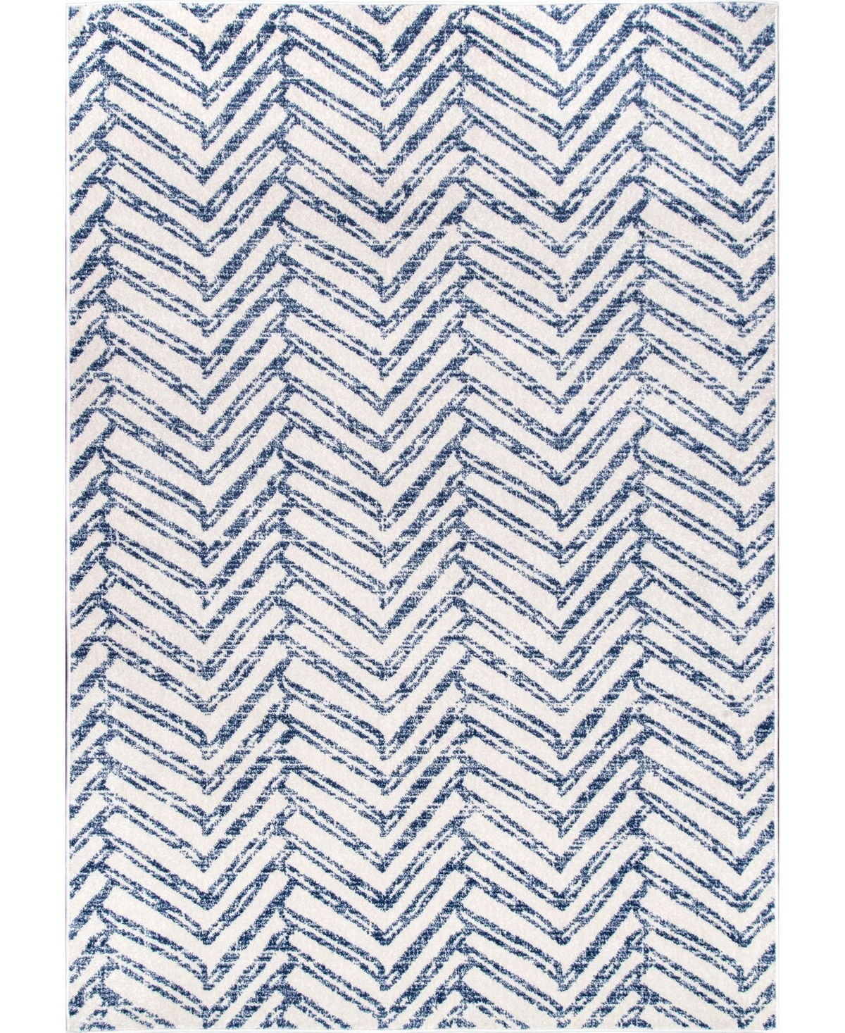 nuLoom Rosanne RZBD94A Blue 6'7in x 9' Area Rug - Blue