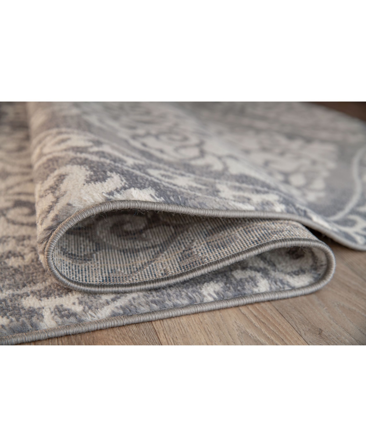 Main Street Rugs Banes 702Area Rug - Gray