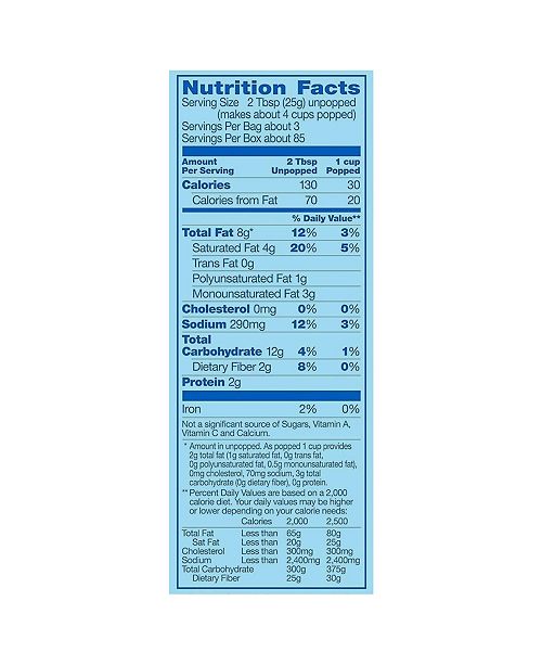 Pop Secret Premium Popcorn Homestyle 3 Oz 30 Count Reviews Food Gourmet Gifts Dining Macy S