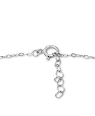 Cubic Zirconia Wing Chain Ankle Bracelet, Created for Macy's