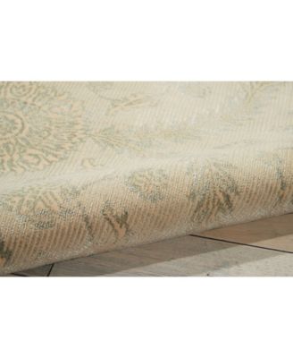 Luminance LUM04 Cream and Mint Rug
