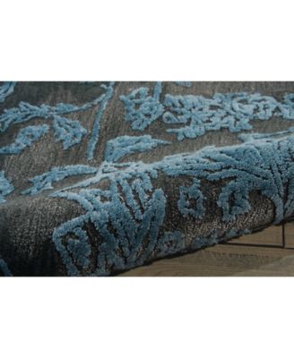 Opaline OPA12 Charcoal 3'9" x 5'9" Area Rug