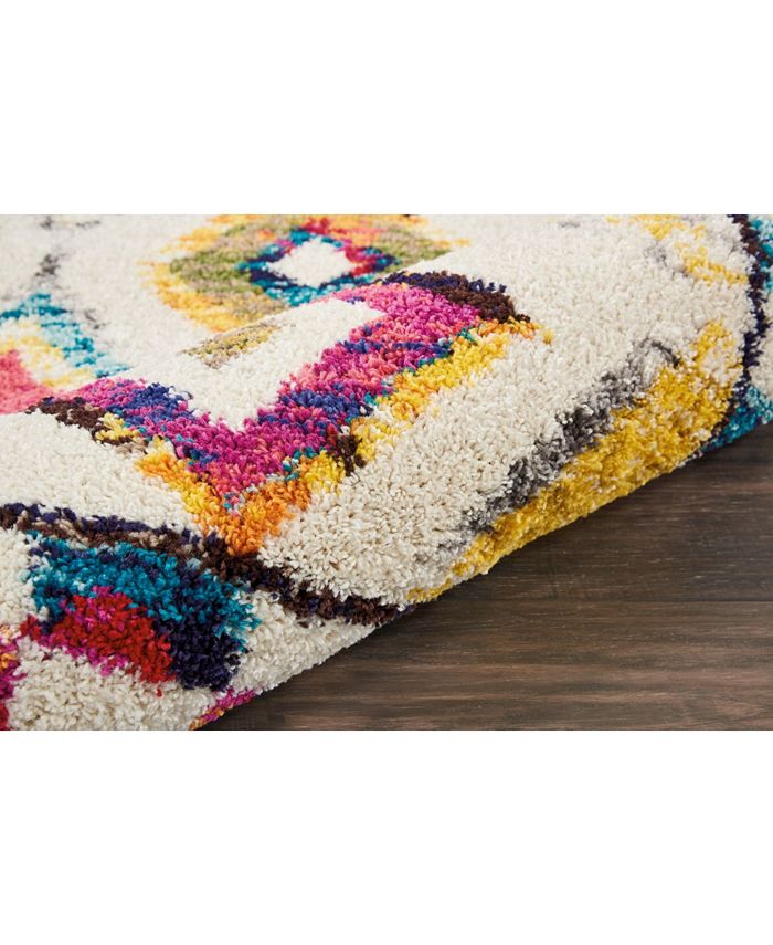 Nourison Nomad NMD02 Ivory 5'3" x 7'9" Area Rug & Reviews Rugs Macy's