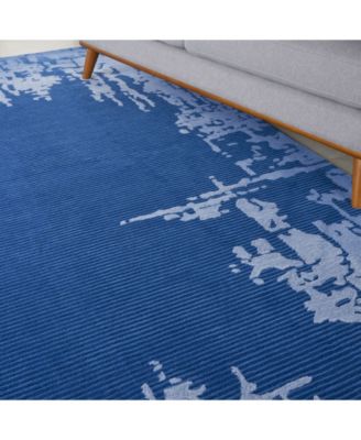 Symmetry SMM02 Navy Rug