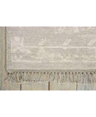 Elan ELN03 Silver 5'6" x 8' Area Rug