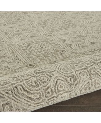 Azura AZM01 Ivory and Gray Rug