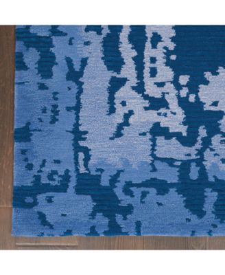 Symmetry SMM02 Navy Rug
