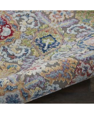 Ankara Global ANR12 Gray and Multi Rug