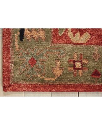 Tahoe TA01 Rust 5'6" x 8'6" Area Rug