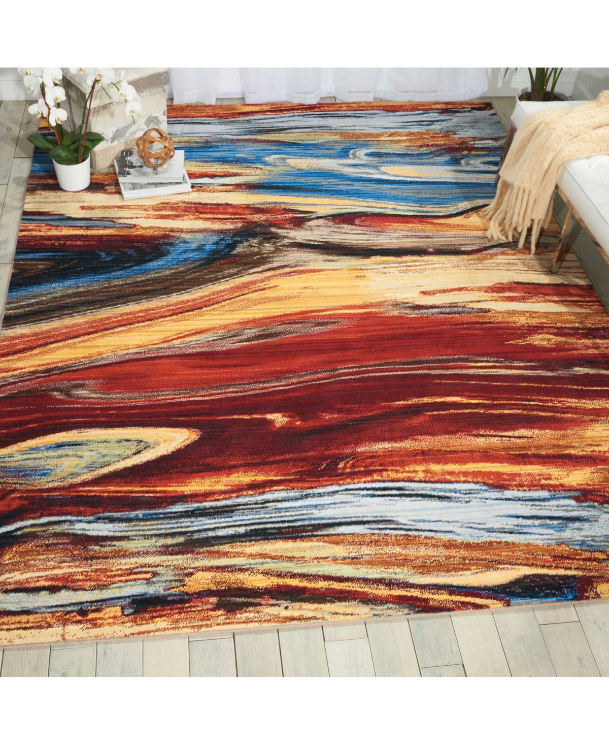 Nourison Home Chroma CRM04Area Rug - Paprika