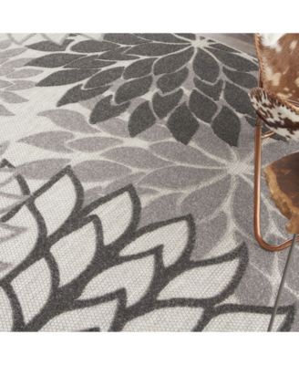 Aloha ALH05 Silver 7'10" Round Rug