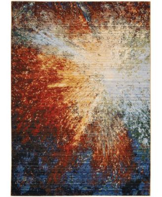 Chroma CRM02 Paprika 5'6" x 8' Area Rug