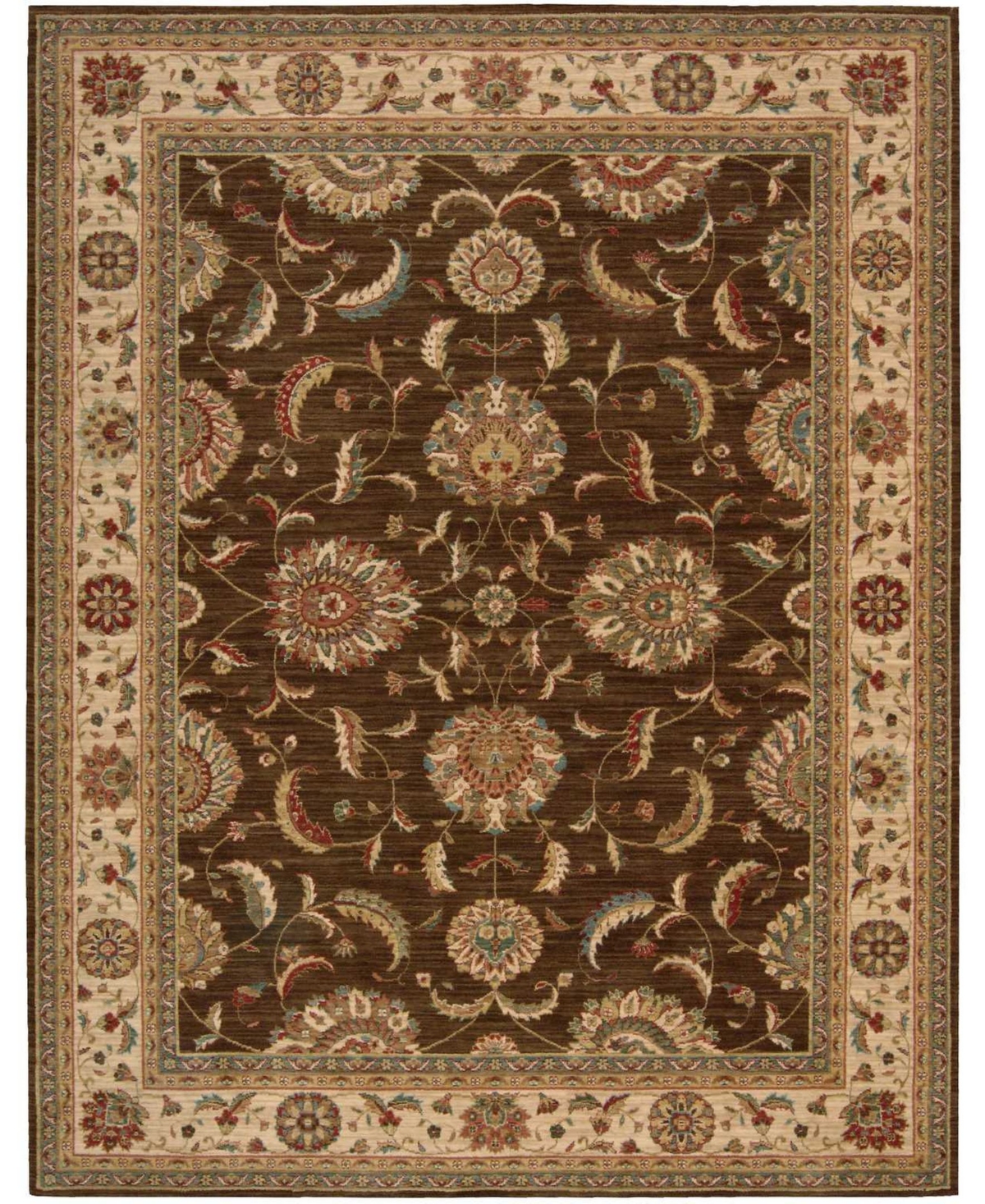 Nourison Home Living Treasures LI04 Brown 8'3in x 11'3in Area Rug - Brown