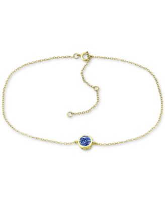 Giani Bernini - Lab-Grown Opal Ankle Bracelet (Also in Cubic Zirconia)