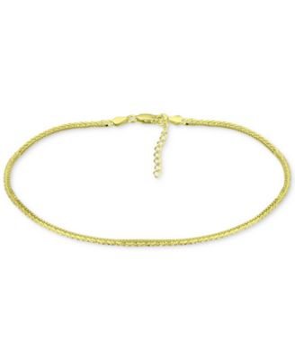 Double Row Ankle Bracelet