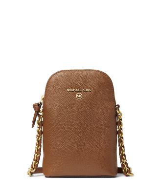 Michael Kors SALE! Chain Phone Crossbody ♪ Michael Kors Pink Crossbody Bag Phone Cards Case Gold Chain