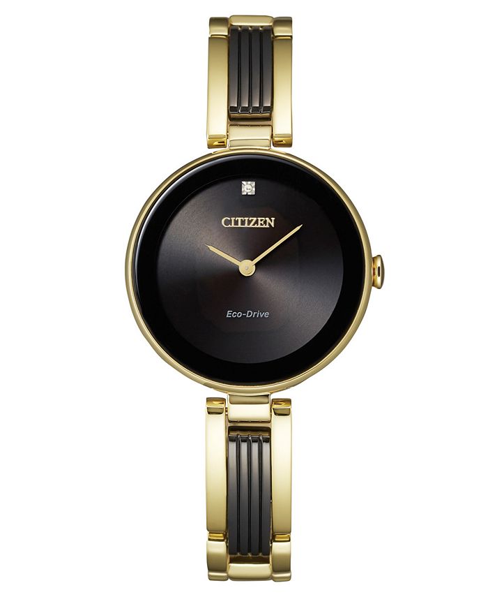Citizen Eco Drive Women s Axiom Diamond Accent Two Tone Stainless