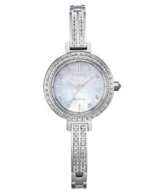 Citizen eco drive premium swarovski crystal watch hotsell