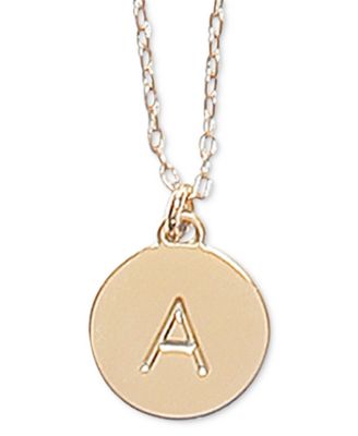 kate spade initial necklace macys