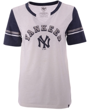 '47 Brand Women's New York Yankees Coop Match Notch T-Shirt