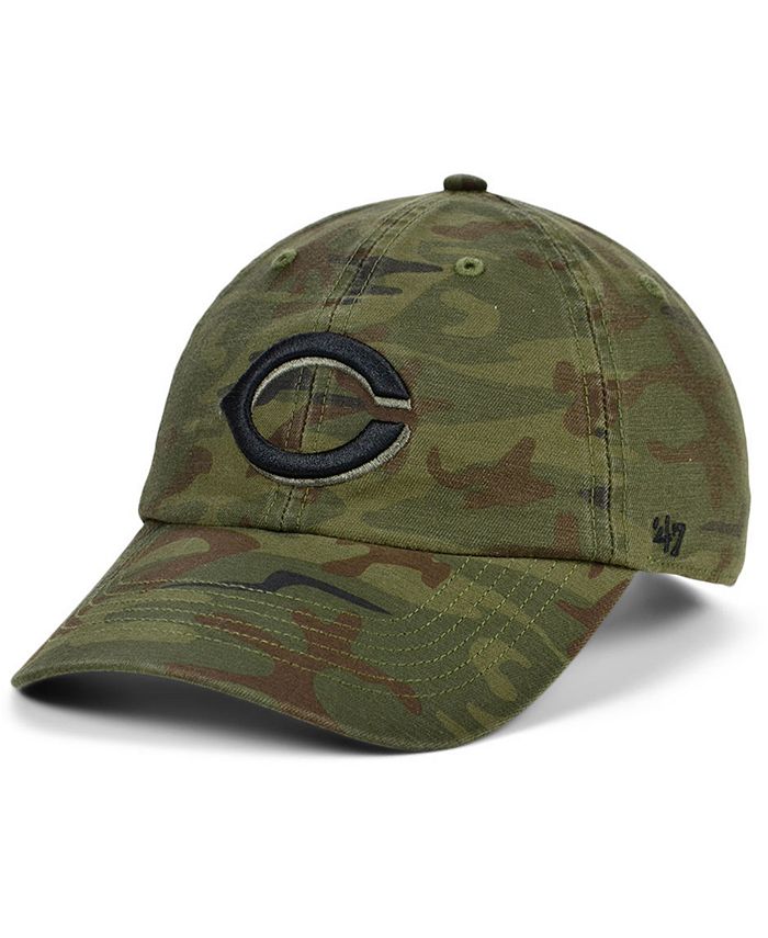 Cincinnati Reds - The Reds will wear camouflage jerseys and caps