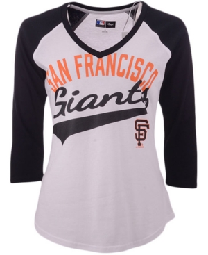 G-iii Sports Women's San Francisco Giants Its A Game Raglan T-Shirt