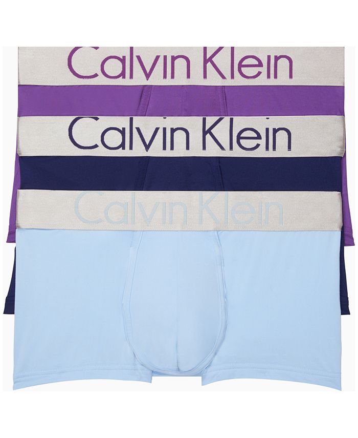 Calvin Klein Men's 3-Pk. Micro Low-Rise Trunks - Macy's