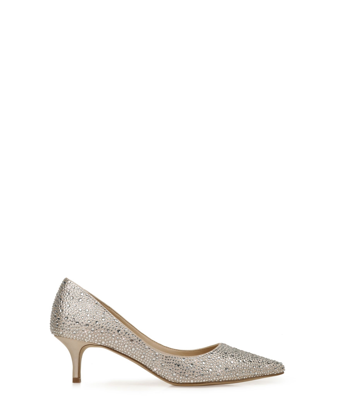 Jewel Badgley Mischka Women's Frenchie Kitten Heel Evening Pumps