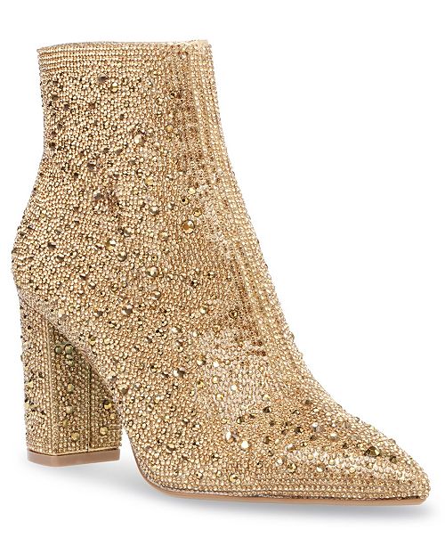 blue by betsey johnson cady evening booties