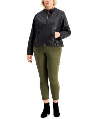 maralyn and me faux leather jacket