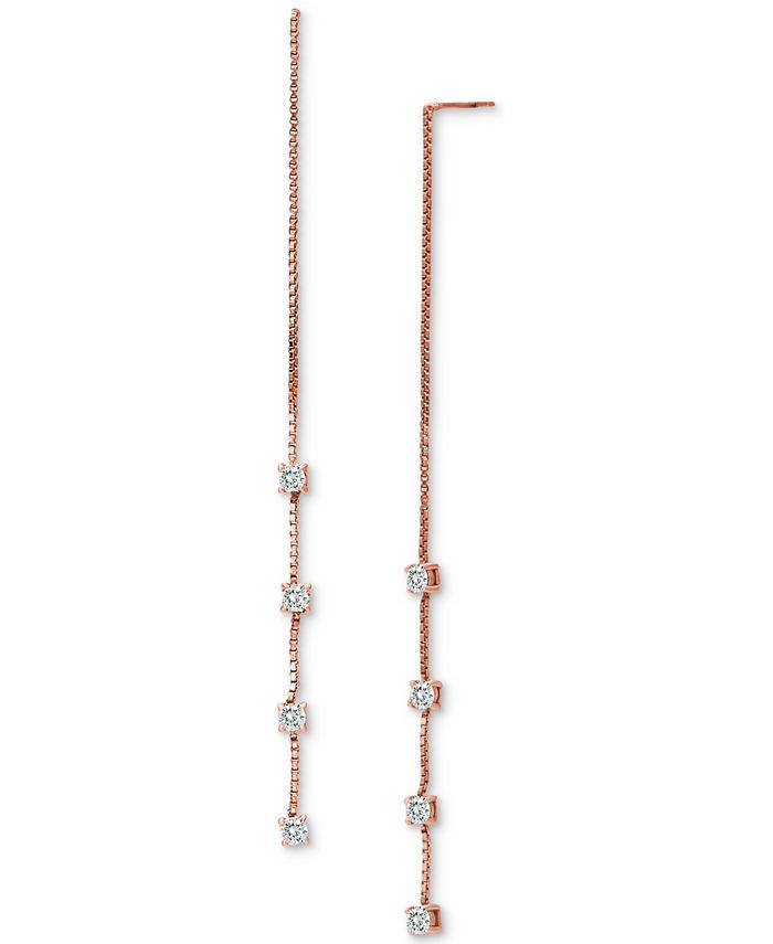 Giani Bernini - Cubic Zirconia Threader Earrings
