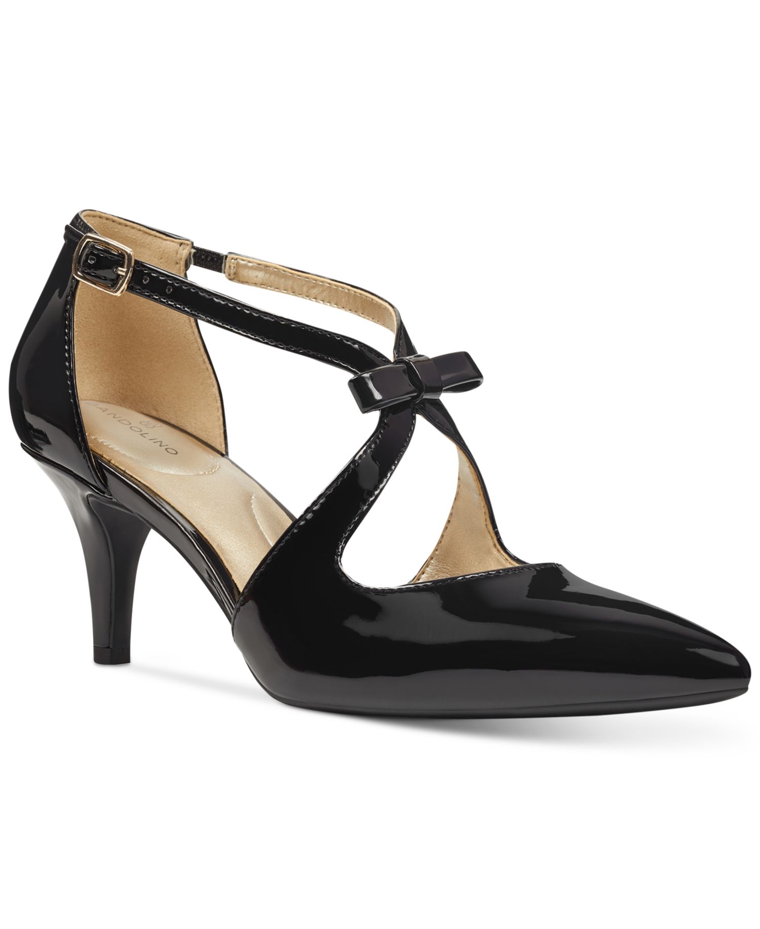 Women's Zeffer Strappy Bow Stiletto Heel Pumps
