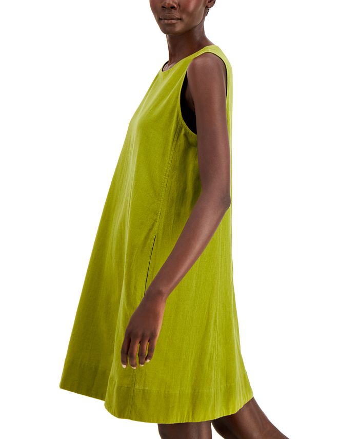 Eileen Fisher Sleeveless RoundNeck Dress Macy's