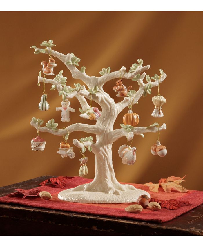 lenox 867360 treasured traditions ivory lighted tree figurine
