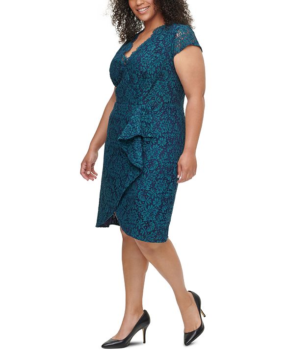 vince camuto plus size gowns