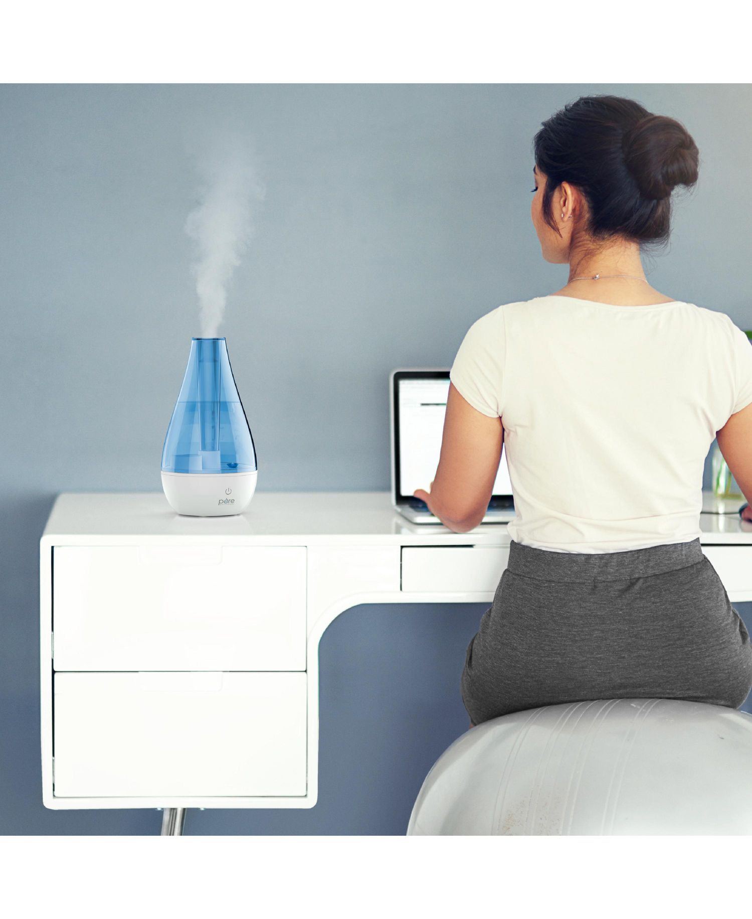 MistAire Studio Ultrasonic Cool Mist Humidifier