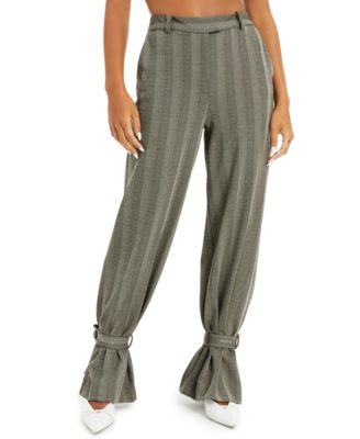Danielle Bernstein - Herrringbone Striped Pants