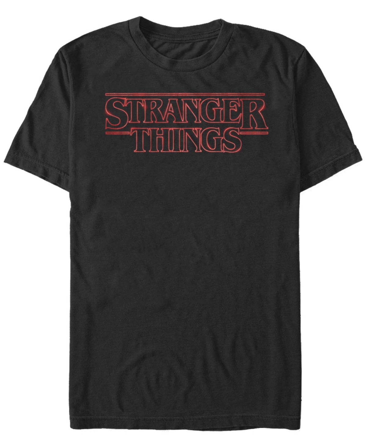 Stranger Things Men's Neon Logo Short Sleeve T-Shirt