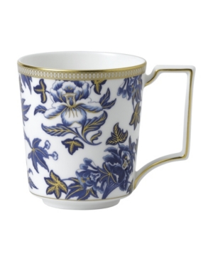 Shop Wedgwood Hibiscus Mug In Blue