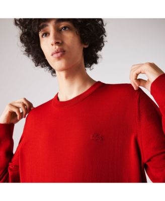 lacoste merino wool sweater