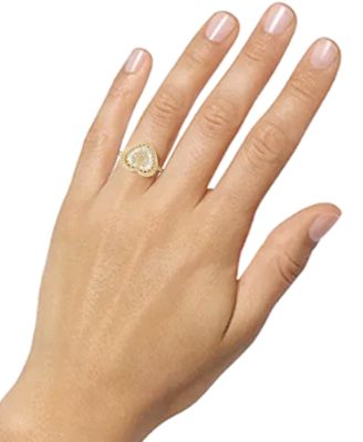 Diamond Heart Cluster Ring (1/2 ct. t.w.) in 14k White , Yellow or Rose Gold