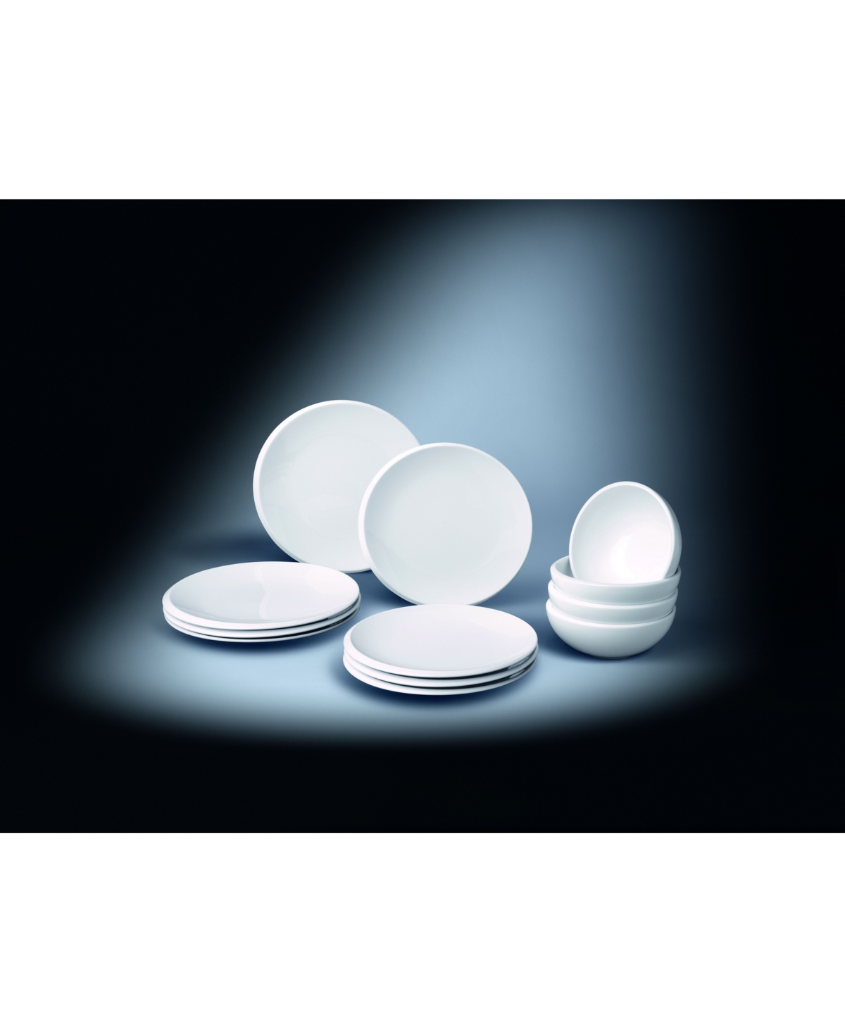 Villeroy & Boch New Moon 12 Piece Dinnerware Set, Service For 4