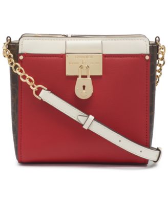 calvin klein red crossbody bag