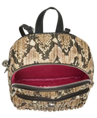 betsey johnson skull backpack