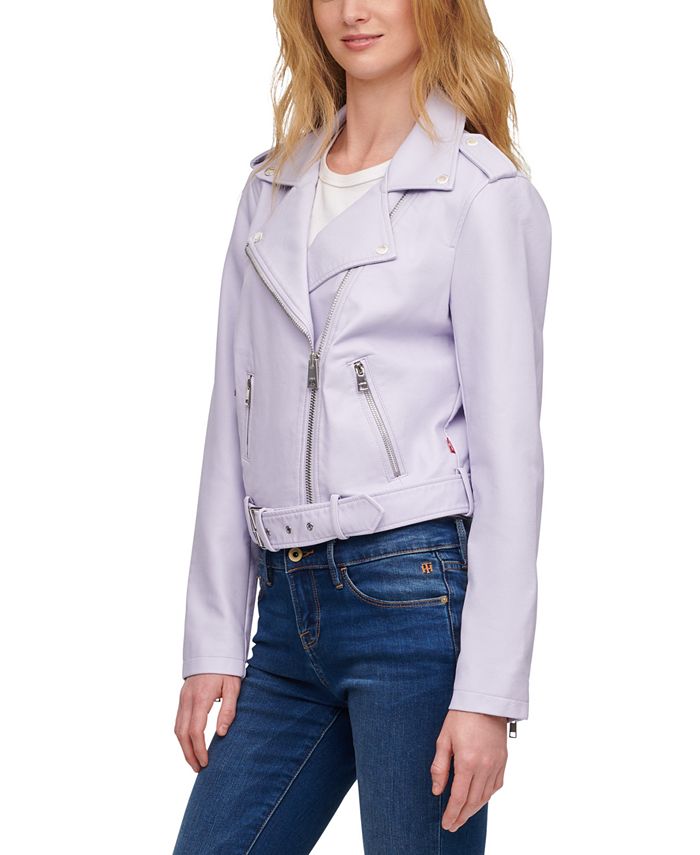 Levi's Women's FauxLeather Moto Jacket & Reviews Jackets & Vests