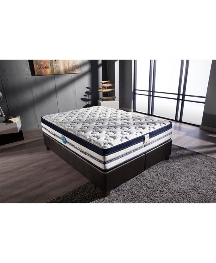 Hudson Biorytmic Memory Foam Eurotop Mattress Queen Macy's