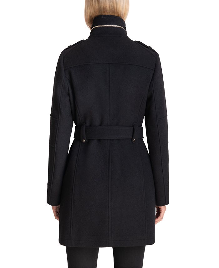Michael Kors Women's Asymmetrical Belted Coat, Created for Macy's ...