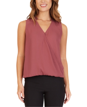 image of Bcx Juniors- Faux-Wrap Top